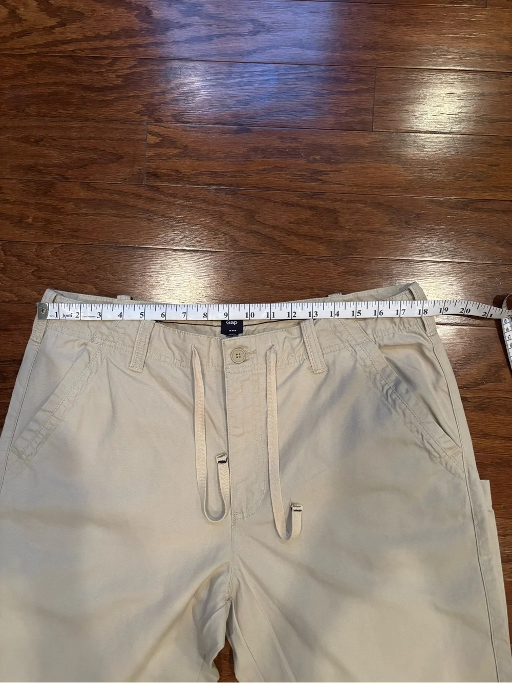 Gap drawstring chino pants